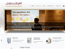 Tablet Screenshot of alajlan-global.com